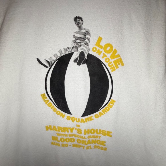 Comfort Colors Other - Harry Styles Love On‎ Tour 2022 MSG Harrys House Graphic T-Shirt Sz Mens Medium